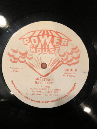 Half Pint (3) : Greetings (LP, Album, RP)