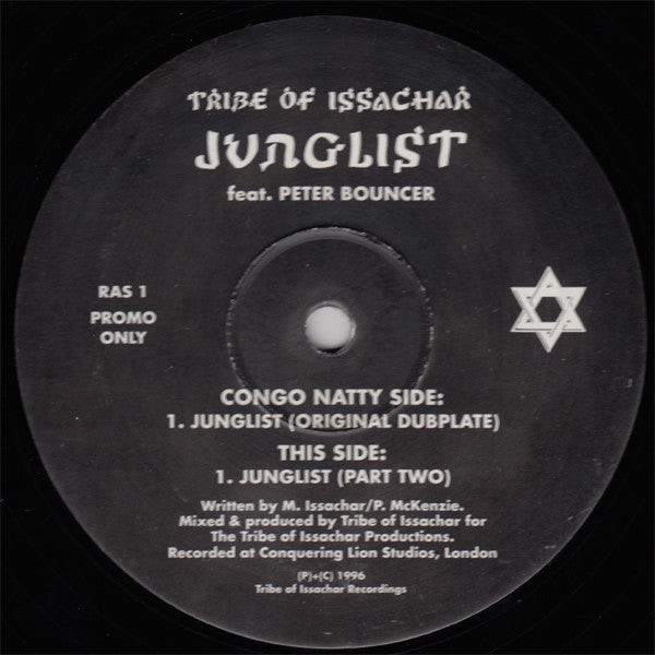 Tribe Of Issachar Feat. Peter Bouncer : Junglist (12", Promo)