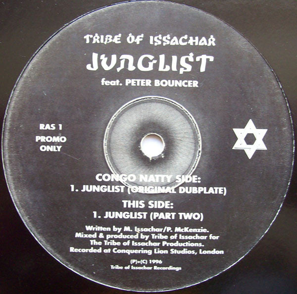 Tribe Of Issachar Feat. Peter Bouncer : Junglist (12", Promo)