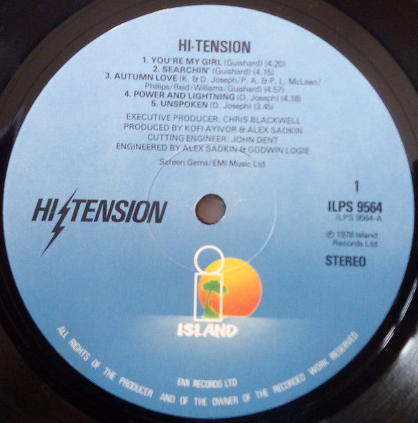 Hi-Tension : Hi-Tension (LP, Album)