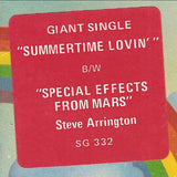Steve Arrington : Summertime Lovin' (12", Single, Promo)