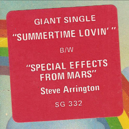 Steve Arrington : Summertime Lovin' (12", Single, Promo)