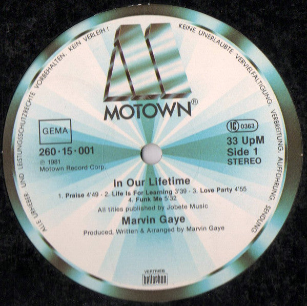 Marvin Gaye : In Our Lifetime (LP, Album)