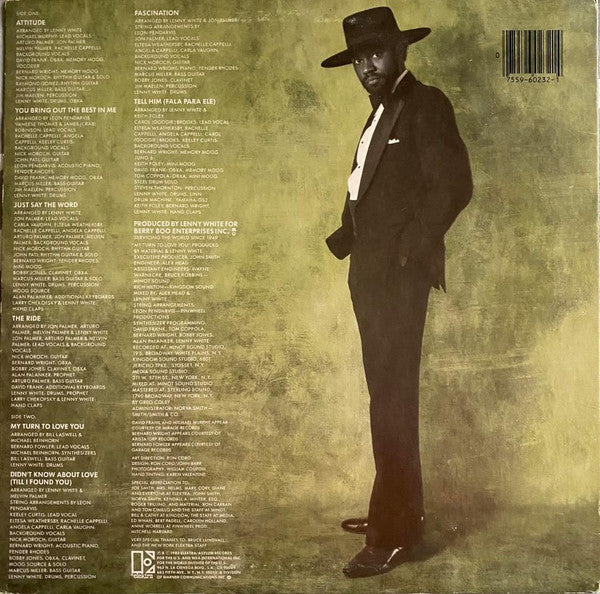 Lenny White : Attitude (LP, Album, Spe)