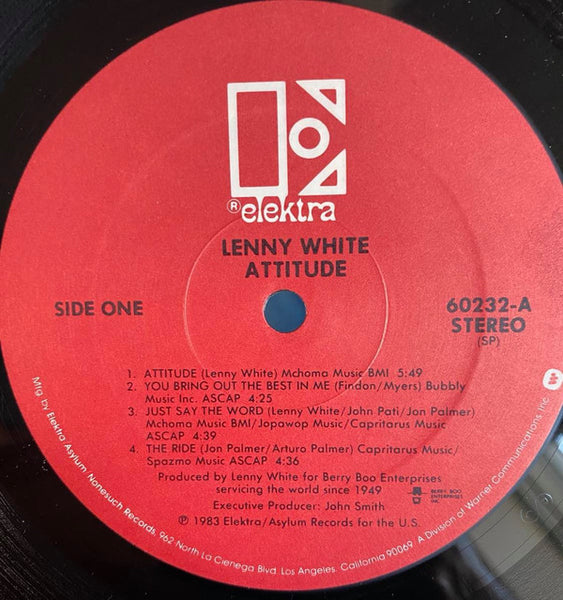 Lenny White : Attitude (LP, Album, Spe)