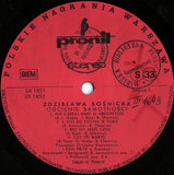 Zdzisława Sośnicka : Odcienie Samotności (2xLP, Album, Gat)