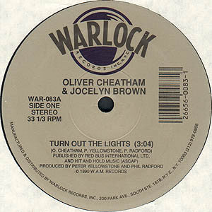 Oliver Cheatham & Jocelyn Brown : Turn Out The Lights / Somebody Else's Guy (12")
