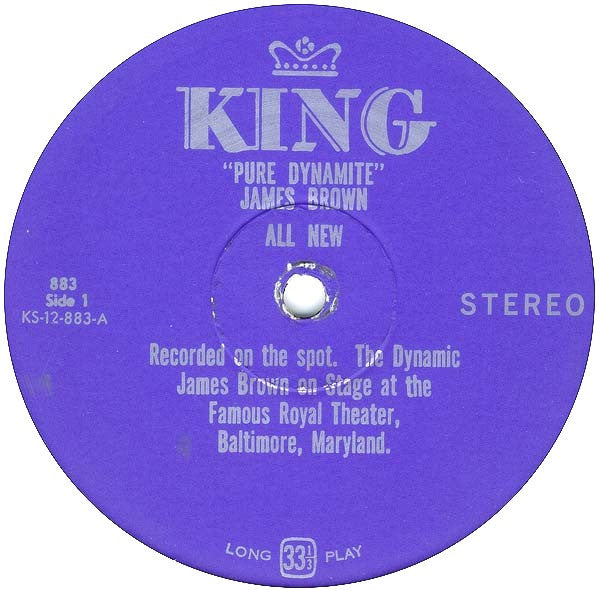 James Brown : Pure Dynamite! Live At The Royal (LP, Album, Gat)