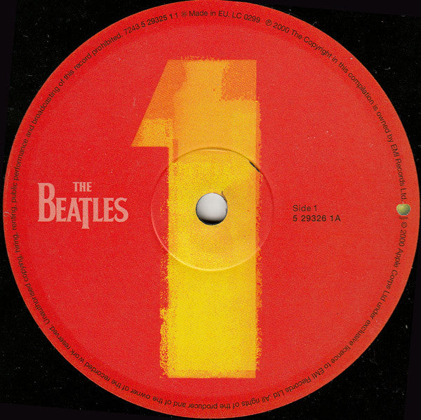 The Beatles : 1 (2xLP, Comp, Mono, RM)