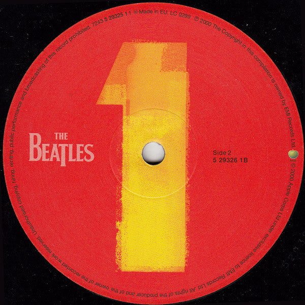 The Beatles : 1 (2xLP, Comp, Mono, RM)