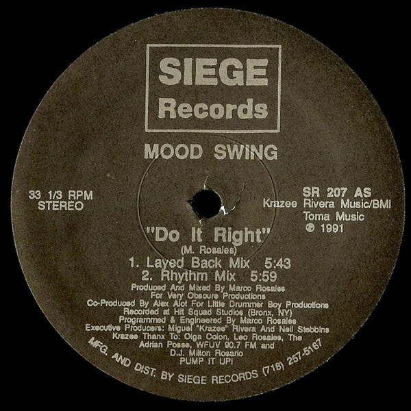 Mood Swing : Do It Right (12")