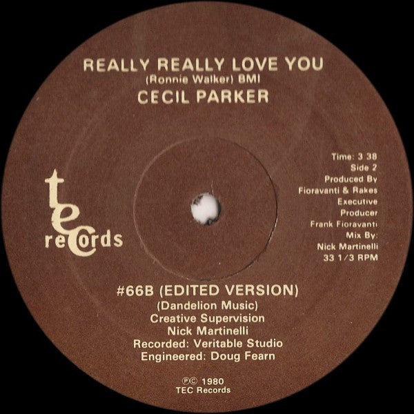 Cecil Parker : Really Really Love You (12")