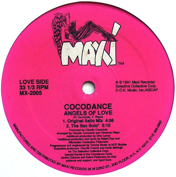 Cocodance : Angels Of Love (12")