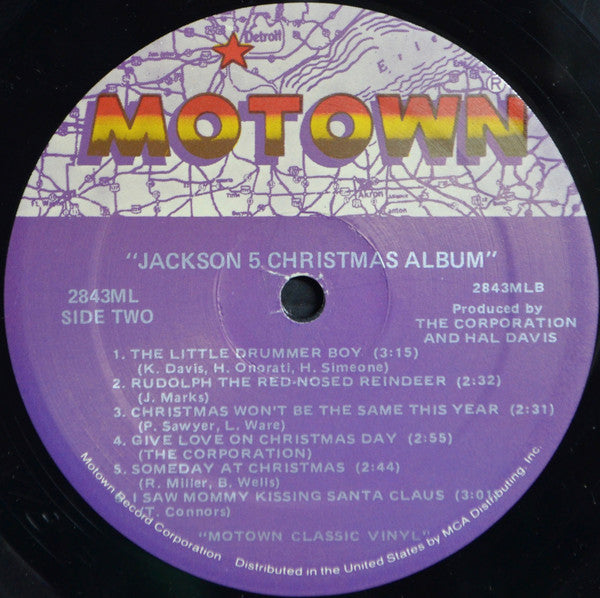 The Jackson 5 : Jackson 5 Christmas Album (LP, Album, RE)