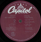 Maze Featuring Frankie Beverly : Joy And Pain (LP, Album, Jac)