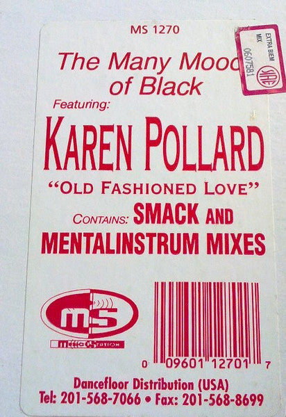 The Many Moods Of Black Featuring Karen Pollard : Old Fashioned Love (12", W/Lbl)