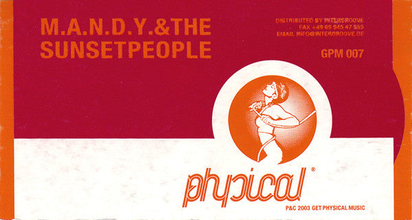 M.A.N.D.Y. & The Sunsetpeople : Our World (Our Music) (12")