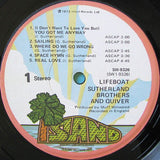 Sutherland Brothers And Quiver : Lifeboat (LP, Album, Cap)
