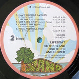 Sutherland Brothers And Quiver : Lifeboat (LP, Album, Cap)