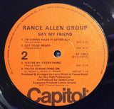 The Rance Allen Group : Say My Friend (LP, Album, Win)