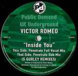 Victor Romeo : Inside You (S Gurley Remixes) (12")