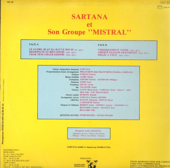 Sartana Sinitambi : Un Message Peut En Cacher Un Autre (LP)
