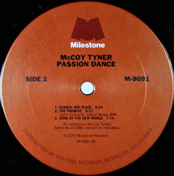 McCoy Tyner : Passion Dance (LP, Album)