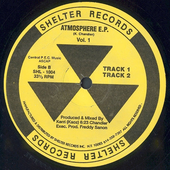 Kerri Chandler : Atmosphere E.P. Vol. 1 (12", EP, RP)