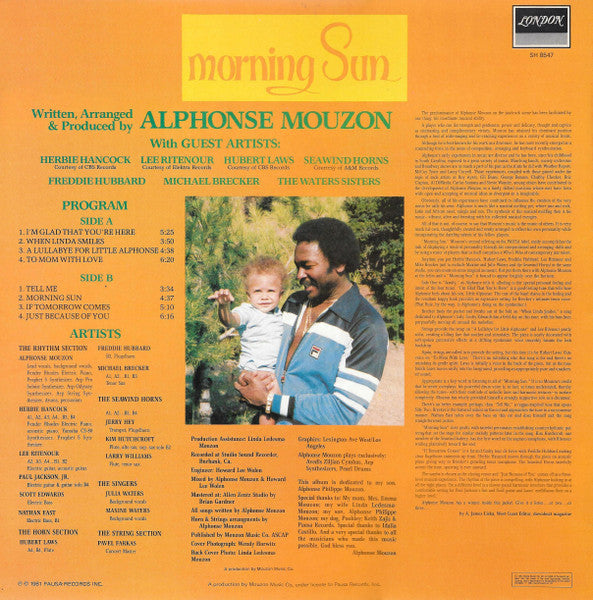 Alphonse Mouzon : Morning Sun (LP, Album)