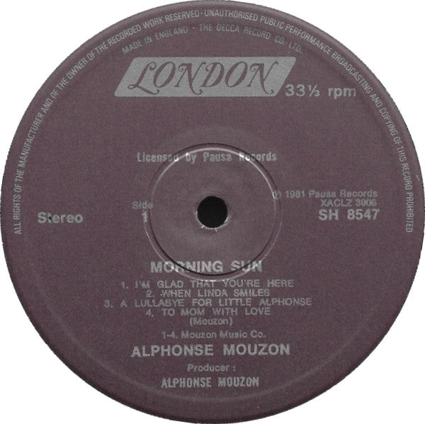 Alphonse Mouzon : Morning Sun (LP, Album)