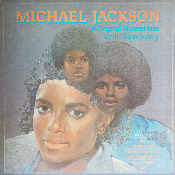 Michael Jackson With The Jackson 5 : 14 Greatest Hits With The Jackson 5 (LP, Comp, RE)