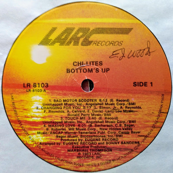 The Chi-Lites : Bottom's Up (LP, Album)
