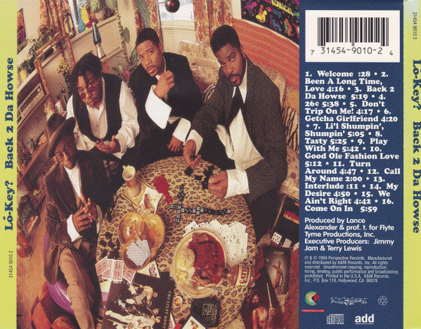 Lo-Key? : Back 2 Da Howse (CD, Album)