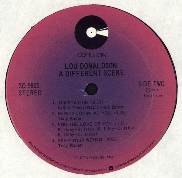 Lou Donaldson : A Different Scene (LP, Album, Mon)