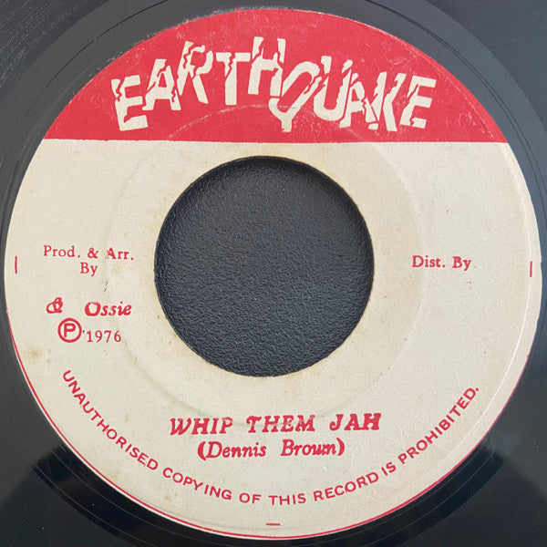 Dennis Brown : Whip Them Jah (7")