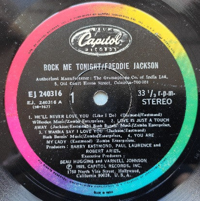 Freddie Jackson : Rock Me Tonight (LP, Album)