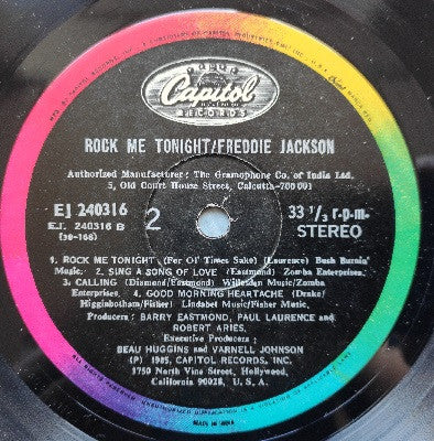 Freddie Jackson : Rock Me Tonight (LP, Album)