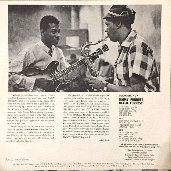 Jimmy Forrest : Black Forrest (LP, Album)