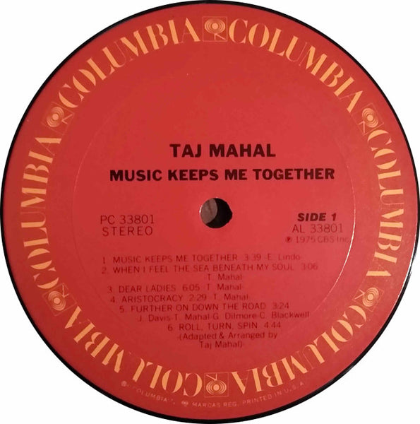 Taj Mahal : Music Keeps Me Together (LP, Album, Ter)