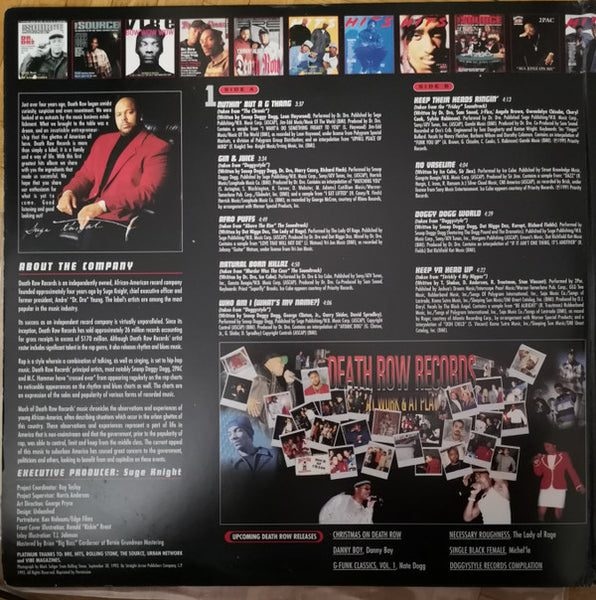 Various : Death Row - Greatest Hits (4xLP, Comp, Gat)