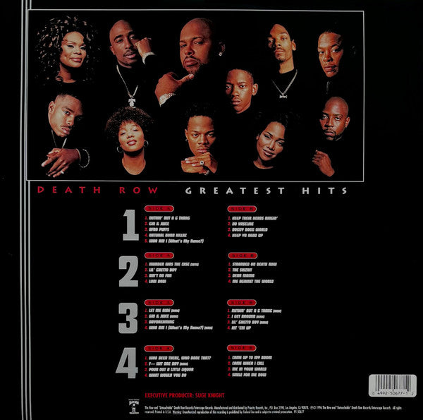 Various : Death Row - Greatest Hits (4xLP, Comp, Gat)