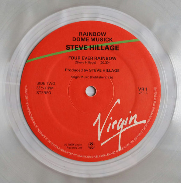 Steve Hillage : Rainbow Dome Musick (LP, Album, Ltd, Cle)