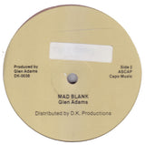 Glen Adams : Stop That Fussing And Fighting / Mad Blank (12", RP, pur)