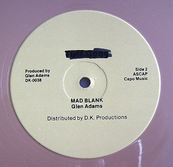 Glen Adams : Stop That Fussing And Fighting / Mad Blank (12", RP, pur)