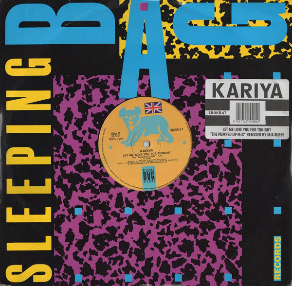 Kariya : Let Me Love You For Tonight (12")