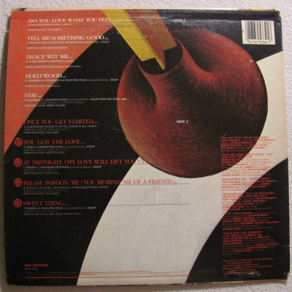 Rufus With Chaka Khan* : The Very Best Of Rufus With Chaka Khan (LP, Comp, Pin)