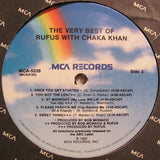 Rufus With Chaka Khan* : The Very Best Of Rufus With Chaka Khan (LP, Comp, Pin)