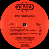 Cris Williamson : Cris Williamson (LP, Album, RE)