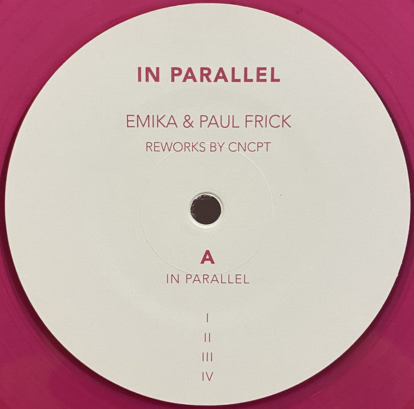 Emika & Paul Frick : In Parallel (12", EP, Pin)