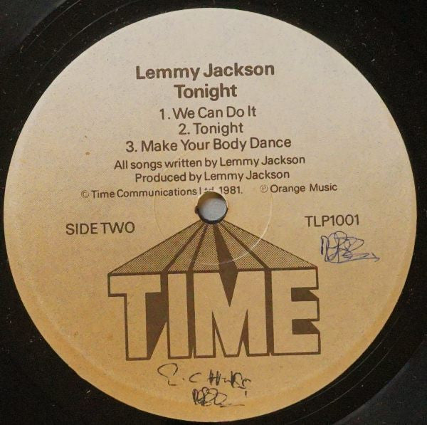 Lemmy Jackson : Tonight (LP, Album)